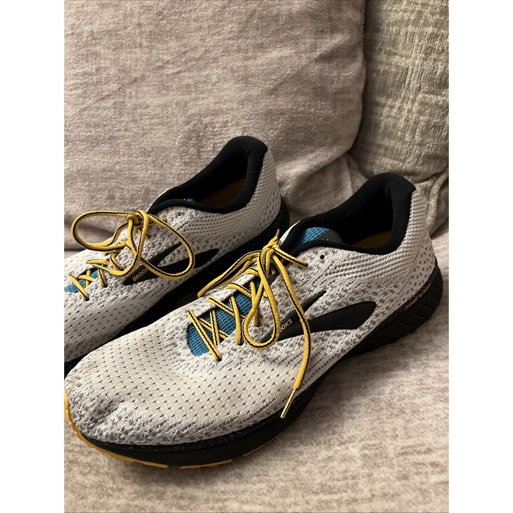 Men Size 14- Brooks Revel 2 White Blue sneakers - 1103141D701